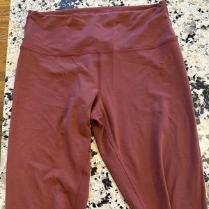Lululemon high raise leggings 25 inch length